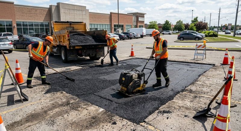 Parking Lot Repair in Little Rock, AR